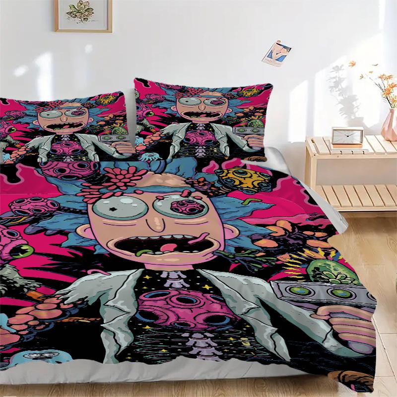 

Постельное белье Кибернетический Сон Инопланетянина Пододеяльник Подарок для Спальни, Включает 1 Пододеяльник и 2 Наволочки, Без НаполнителяB546 135x200cm