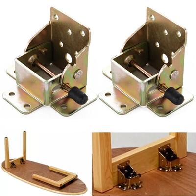 Useful Furniture Brackets Foldable Hardware Fittings Support Frame Table Leg Brackets Chair Extension Folding Hinge