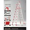 JINGGENG Aluminum Alloy Folding A-Frame Ladder