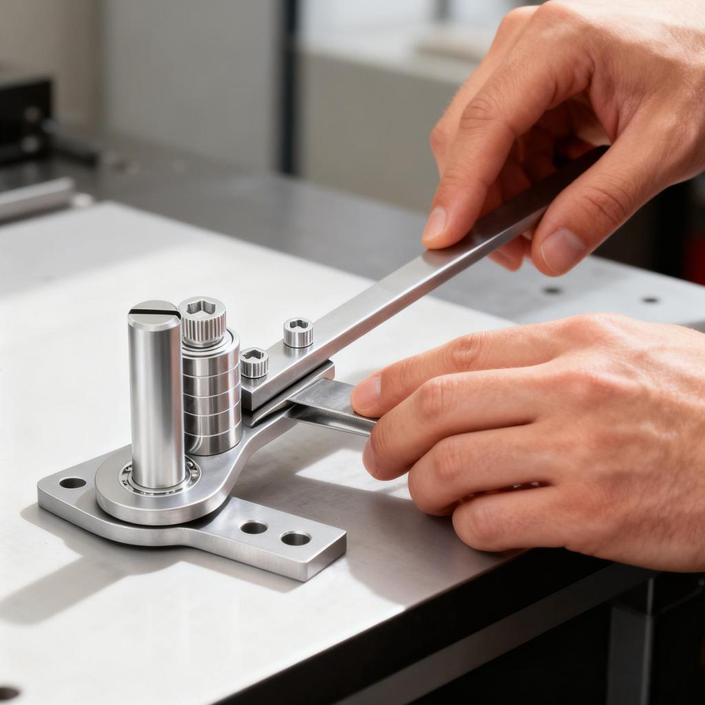 1-4,5mm Manuelles Metallbiegegerät Kleines Manuelles Stahlblechbiegegerät Metallbearbeitung Biegevorrichtung Stahlblechbiegewerkzeug für Eisendraht