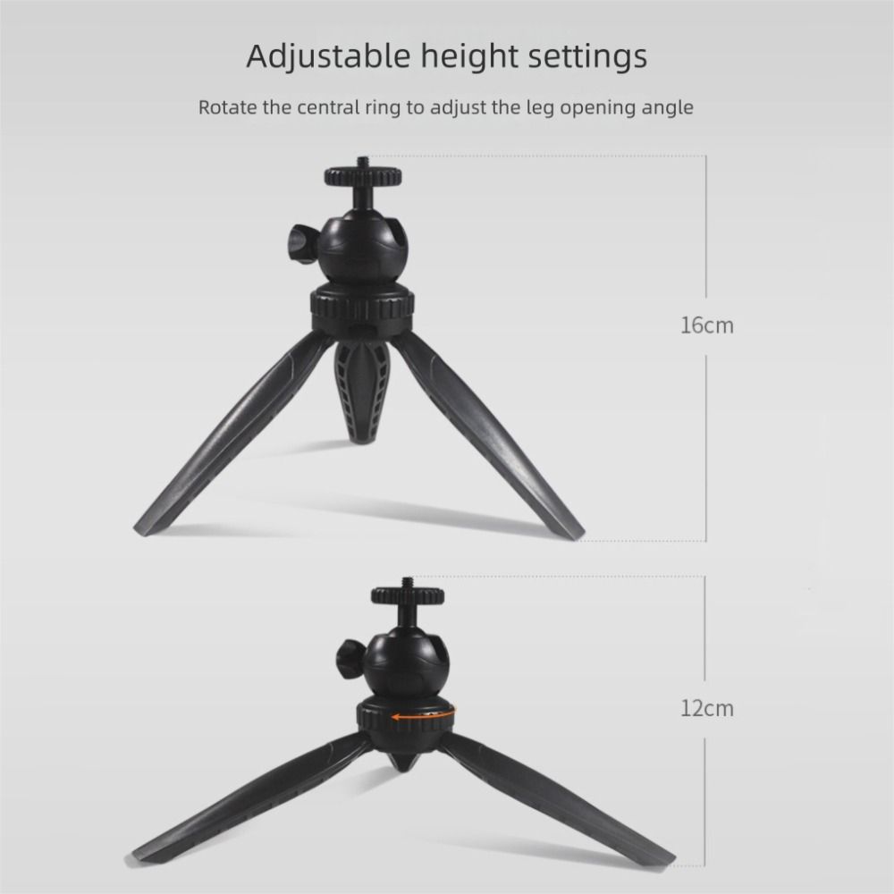 Black Camera Holder Adjustable Mobile Phone Supports Stable Projector Mini Tripod  Projector