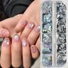 Star Nail Art Sequins Kit Polka Dots Nail Charms Decorations  Manicure Accessories
