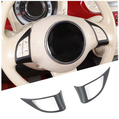 Sauicemy Compatible with Fiat 500 2010-2015 Steering Wheel Button Panel