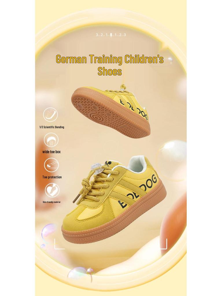 Babudou Kinder Wasserdichte Sneaker - Herbst 2025 Leder Freizeitschuhe für Jungen und Mädchen