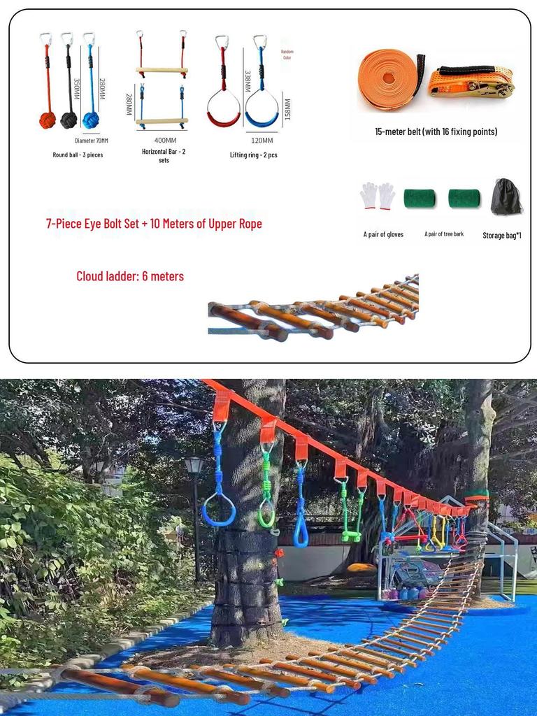 Outdoor Climbing Toys & Swings for Sensory Training and Balance