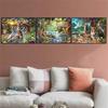 5D DIY Diamond Painting Forest Scenery and Animals Tiger Mosaic Rhinestone Embroidery Full Round Diamond Cross Stitch Home Gift