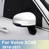 ABS Chrom Auto Rückspiegel Abdeckung Trim Streifen Aufkleber Für Volvo XC60 2018 Zubehör