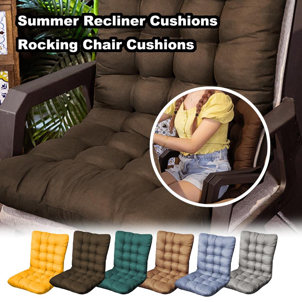Summer Recliner Cushions Rocking Chair Cushions, Thickened Chair Cushions Rattan Chair Cushions Sofa Cushions Bay Window Cushions