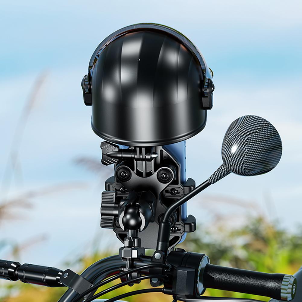 Motorcycle Small Helmet Rider Sunshade Mini Cell Phone Holder Hat Motorcycle Mobile Phone Helmets Mobile Phone Helmet Umbrella