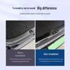 Q07 Qi Yuan Trunk Guard: Stainless Steel & Carbon Fiber Anti-Scratch Interior Trim