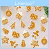 Gingerbread Christmas Man Party Confetti For Holiday Table Decor Celebrations