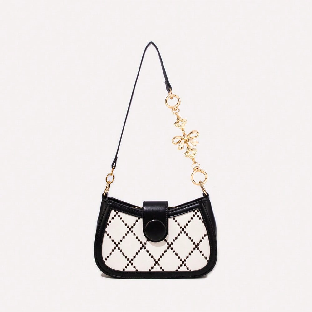 Metal Bow Bag Purse Extender Chain Strap Replacement Bag Accessories for Women Handbag Purse Shoulder Bag Crossbody Bag Straps