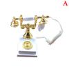 1:12 Doll House Accessories Retro Nostalgic Phone Model Simulation Life Scene