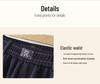 High-Waisted Elastic Denim Wide-Leg Pants for Middle-Aged Women – Stylish and Drapey