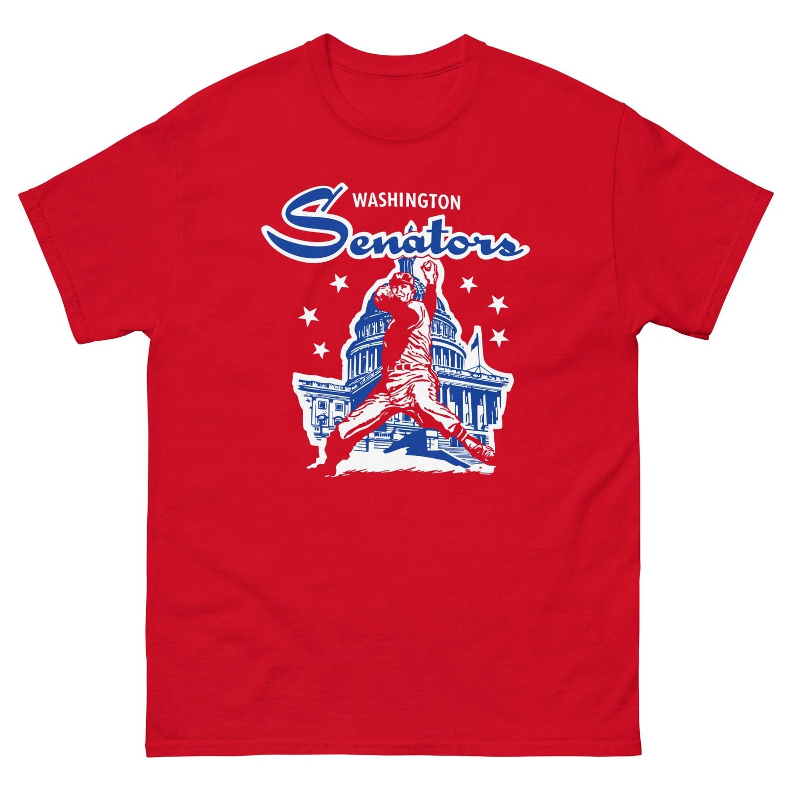 

Washington Senators Vintage Baseball Capitol Graphic Shirt Tee T M