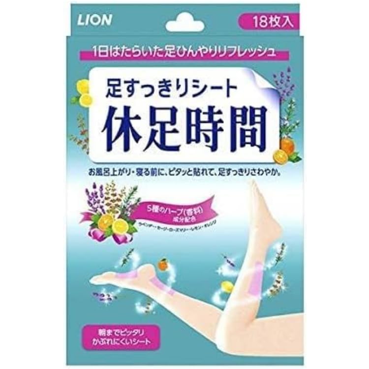 of Rest Foot Time Foot Refreshing Sheets Bonus [Set 2] (18 sheets) + (Original Tissues)