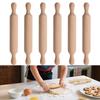 6pcs Natural Wood For Mini Rolling Pins 14x2cm for Baking and Craft Fun