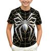 Kids' Short Sleeve Neck T-Shirt with Graphic Print for Casual Daily Wear