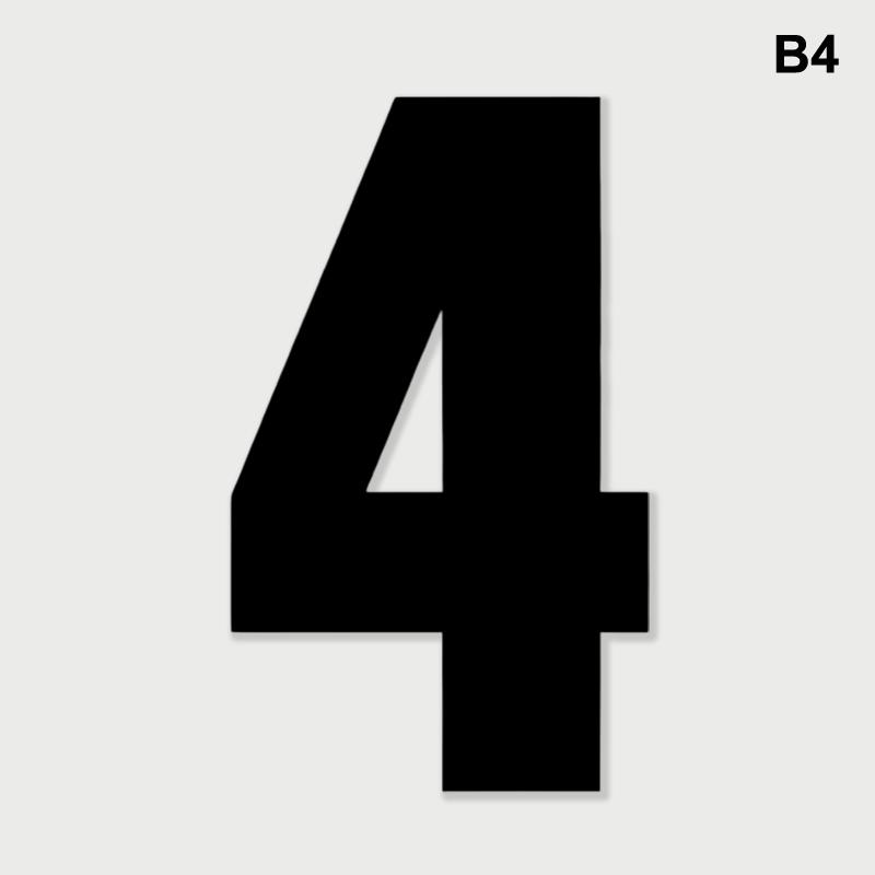 Trash Can Dustbin Number Sticker Self Adhesive Wheelie Bin Stickers Garage Decals Diy Free Combination Weatherproof