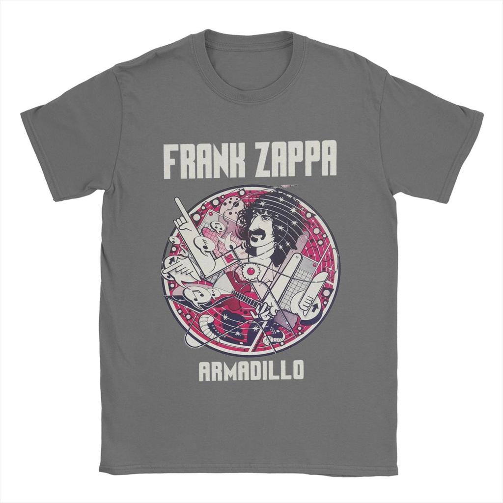 Frank Zappa T Shirts Men's Cotton Funny T-Shirt Crewneck Tees Short Sleeve Clothes Birthday Present