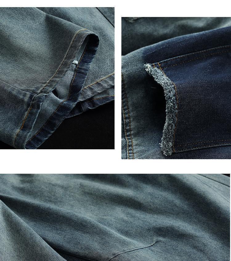 Women's Retro Wide-Leg Jeans - European & American Style, Summer & Autumn Casual Loose Fit
