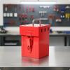 Lockout Tagout Box OSHA-Compliant Group Red for Maintenance Teams