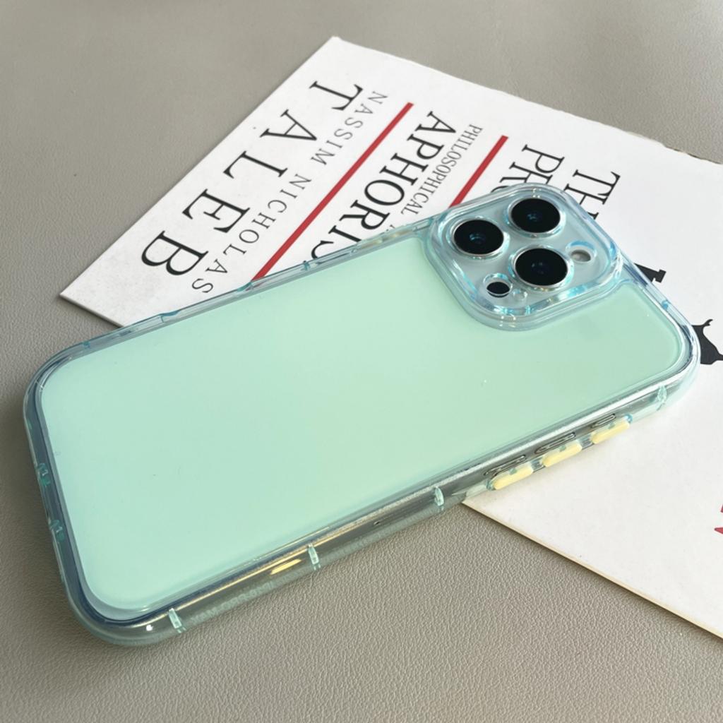 Cute Oval Soap Soft Silicone Jelly Candy Clear Case For iPhone 16 15 14 Plus 12 13 Pro Max Airbag Shockproof Camera Protect Capa