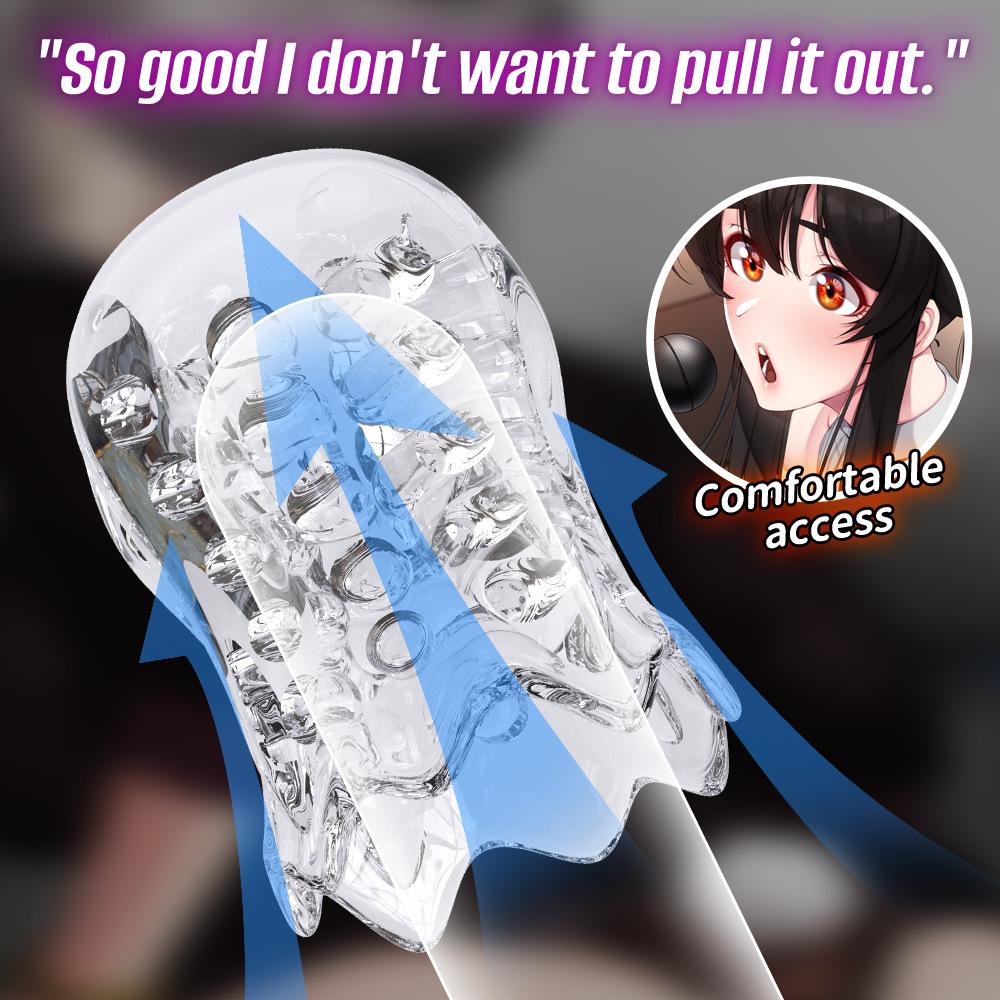 Male Masturbator Cup Penile Glans Endurance Exercise Male Sex Toy Large Particles Stimulation Pocket Pussy for Men Sexmachine 18