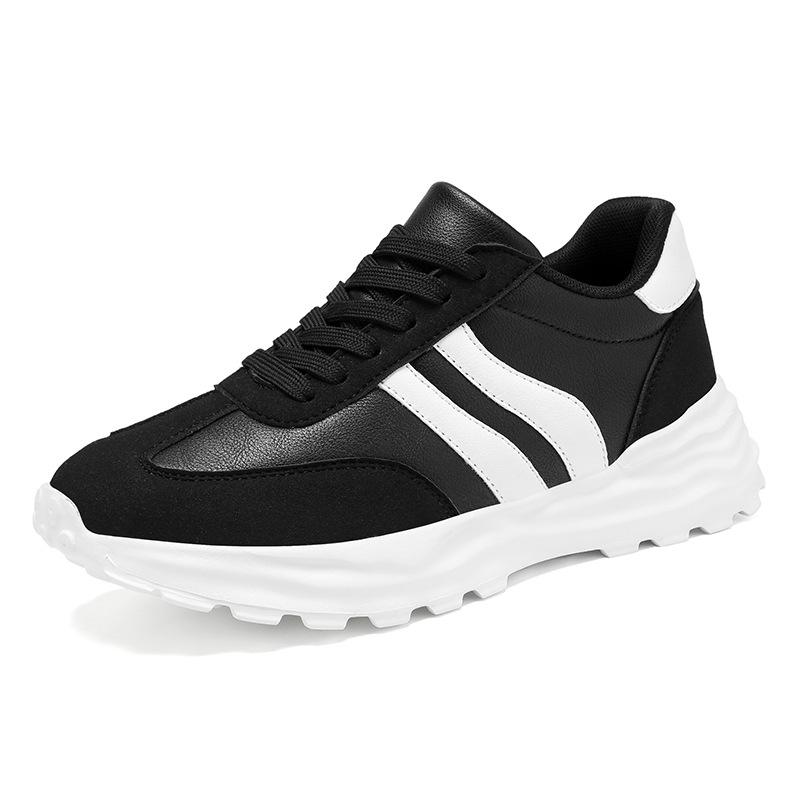 Breathable versatile comfortable simple low-top shoes heightening women's low-top sneakers