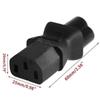 IEC 320 C13 Buchse auf C6 Stecker AC Netzteil Adapter Konverter - Kleeblattstecker