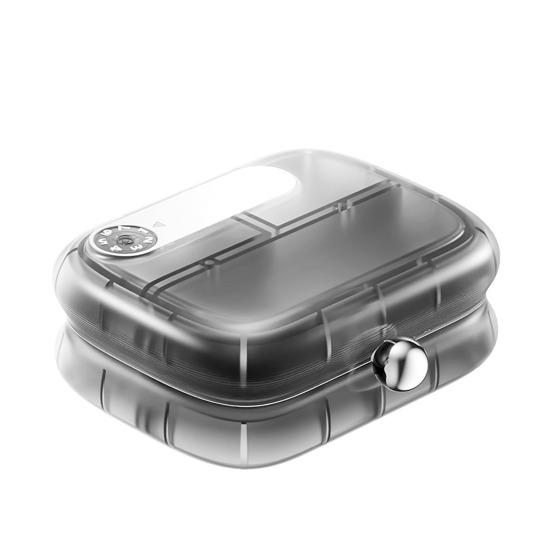 Weekly Pill Organizer Box Portable 7-Day Pill Box Sealed Mini Pill Case серый