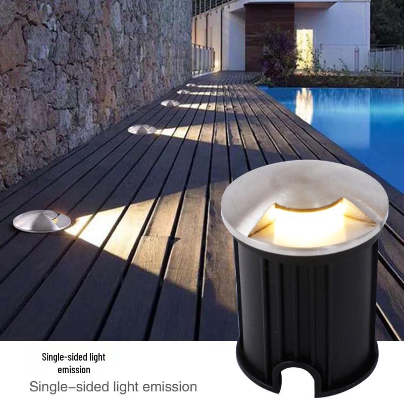 3W Waterproof LED Turtleback Step Light