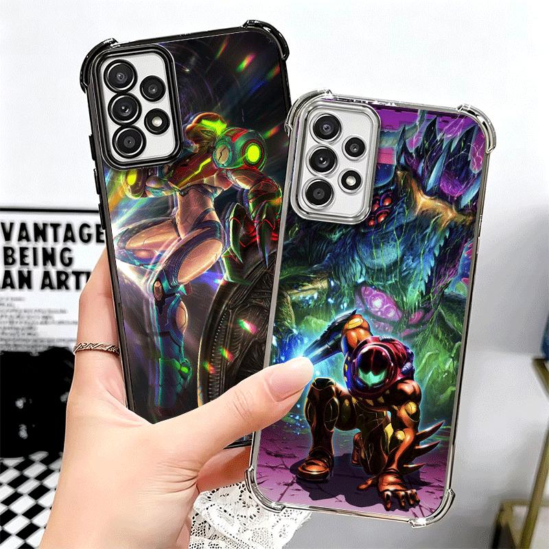 M-Metroids Soft Phone Case For Samsung A17 A27 A07 A37 A57 A16 A56 A15 A55 A14 A54 A13 A53 A26 A36 A25 A35 A24 A34 A23 A33