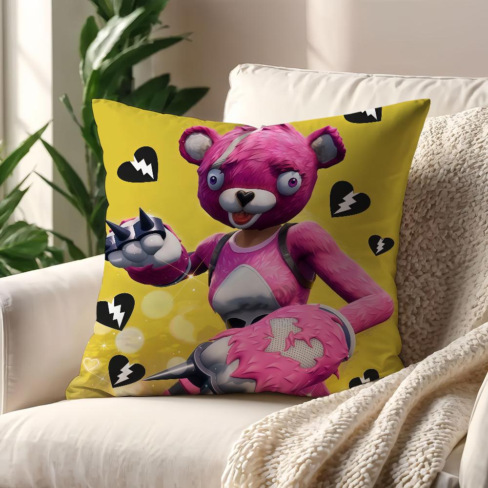FFORTNITE Cuddle Team Leader cushion cover For Pillow Printing Sofa Decoration Home CarRoom Coffee Shop Office NordicSimplicity