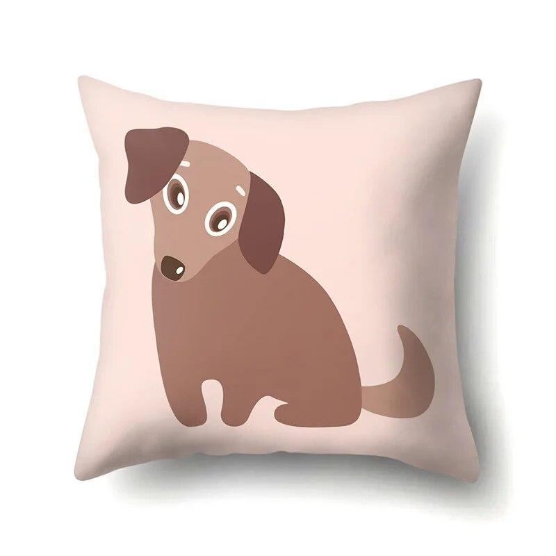 Hundemode Frischer Druck Kissenbezug Sofa