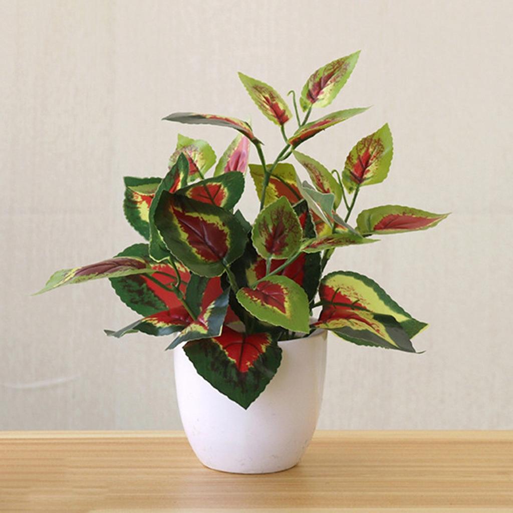 1Pcs Fresh Fresh Artificial Foliage Desktop Plant Potted Mall