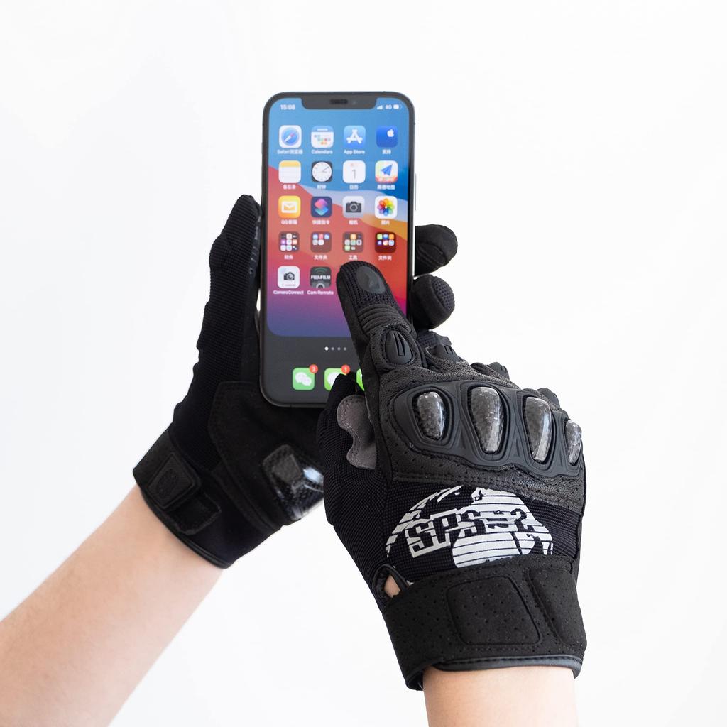 Cybertron Motorcycle Road Smartphone Sports Full Suitable for Mountain and Size L SPS-2 Gloves, MTB, Racing, Compatible, Unisex, Gloves, Finger, BMX,