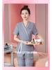 Beautician Short-Sleeve Uniform Set for Spa & Massage Professionals