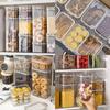 1PC Sealed Jar Airtight Container Grain Pasta Storage Box Plastic Moisture-proof Box Household Kitchen Organizer Seasoning Jars