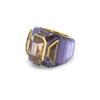 Chroma Mode Tendance Personnalité Anneau en Alliage Anneaux pour Femmes Violet 5630320