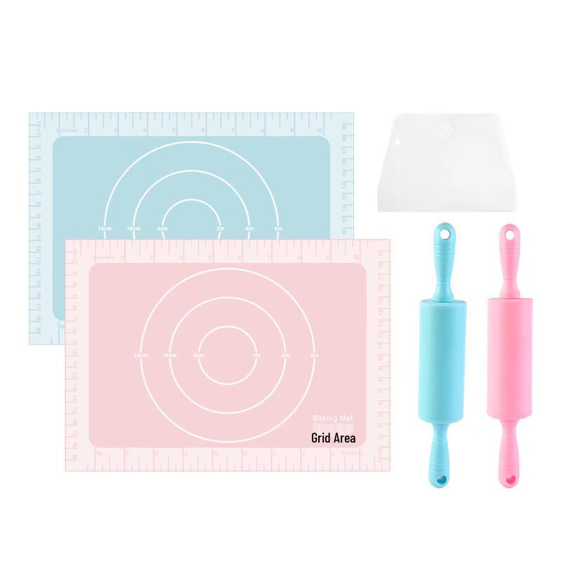 Deou Xingguang 6-Piece Silicone Baking Mat Set