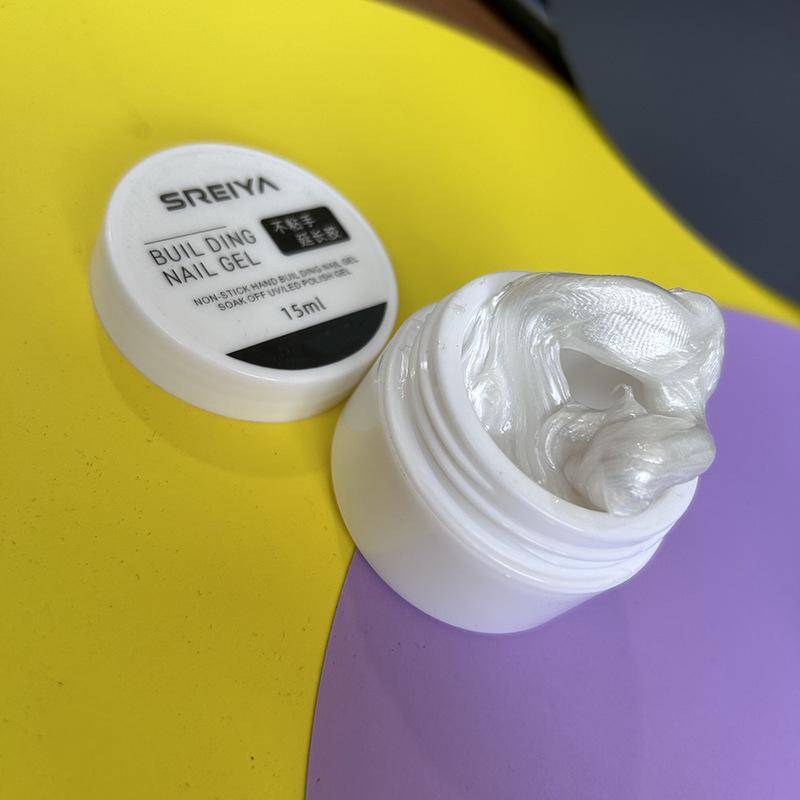 Satin Engraved Gel Nail Art: Squishy, Pearlescent Ice Flower Style Polish