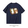 Kawaii Mofusand Sandwich Cat Duo TShirt Woman Man Casual Cotton Graphic T Shirts Creative Streetwear Classic Oneck Shirt