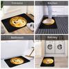 Cryptocurrency Dogecoin Doormat Anti-Slip Entrance Kitchen Bathroom Floor Door Mat Bitcoin Bedroom Balcony Rug Carpet Footpad
