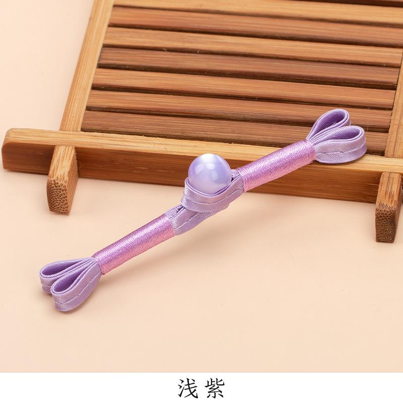 5 Pair Cheongsam Buckle Button Retro Dovetail Winding One-word Buckle Tang Clothing Hanfu Hand-woven Button Accessories