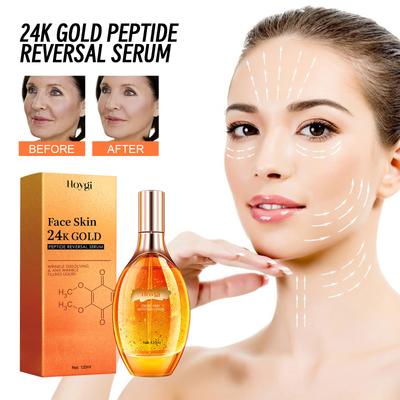 4K Gold Peptide Reversal Essence, Moisturizing and Firming Skin, Essential Essence for Daily Care,Anti-wrinkle, Reducing Fine Lines On The Face