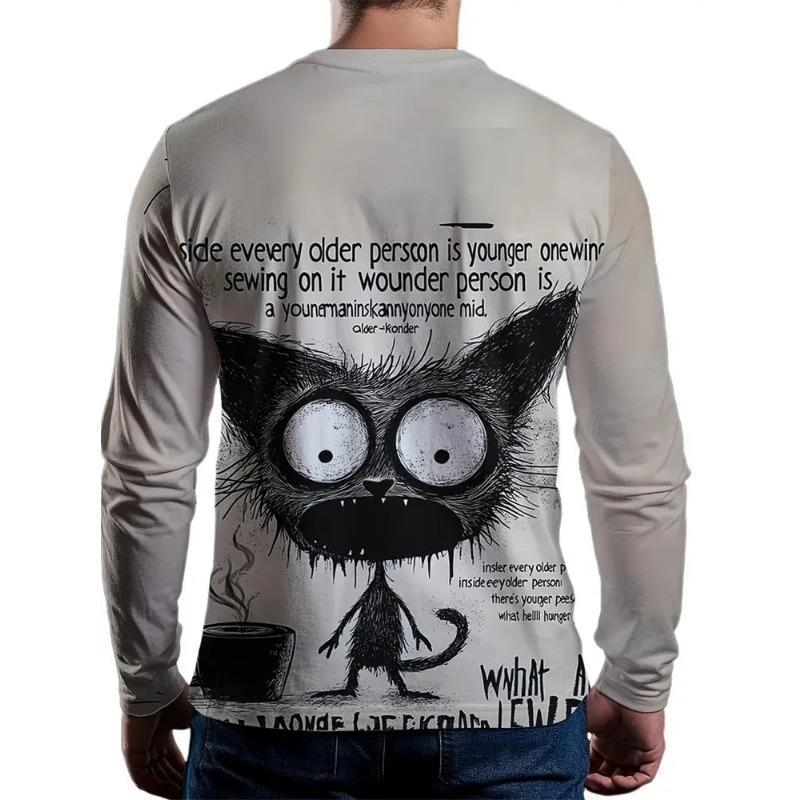 3D Men's T-shirt Animal Pattern T-shirt Summer Street Round Neck Top Oversized T-shirt