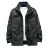 Mens Workwear Set Heavy Duty Durable Mechanic Uniform Breathable Cotton Blend Camouflage Training Suit