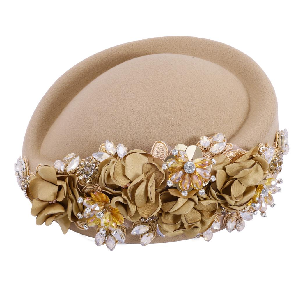 Vintage Ethnic Headwear With Polyester Fabric For Cultural Festival And Daily Use