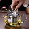 350ml Filterable Heat-resistant Glass Teapot with Tea Strainer Infuser High Borosilicate Glass Puer Tea Pot Kung Fu Tea Set